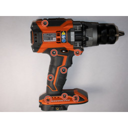 Ridgid GEN5X R8611506 Замена внешнего корпуса