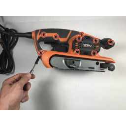 RIDGID Ремень Sander R2740 Замена шнура питания