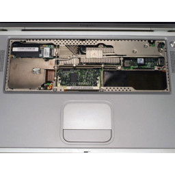 Замена DVD-привода PowerBook G4 Titanium Onyx